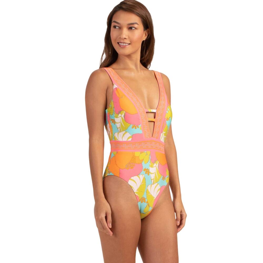 Trina Turk Play Del Flor One piece Bathing Suit 14